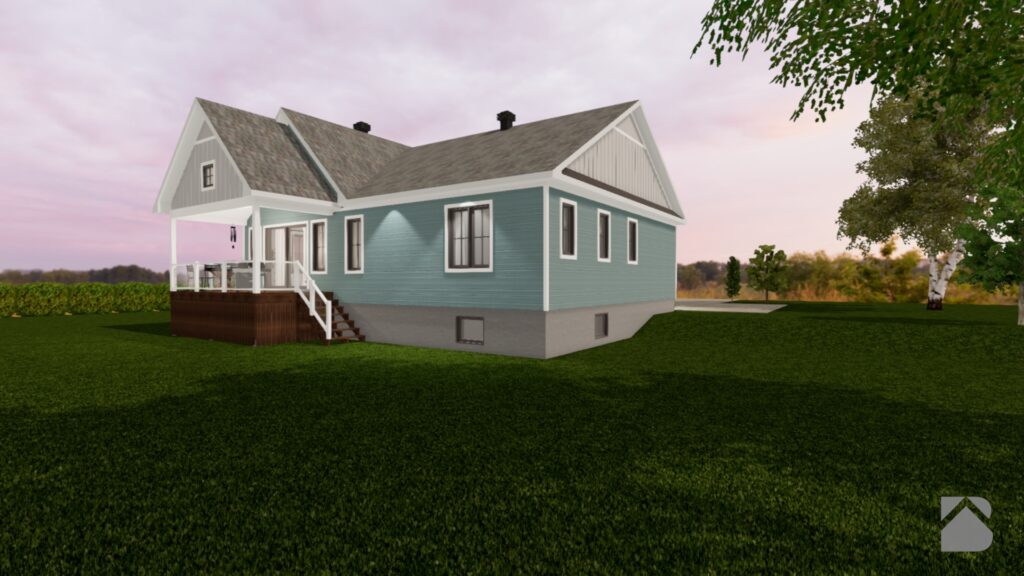 Photos du modèle de maison - BATI-1230-G – Farmhouse