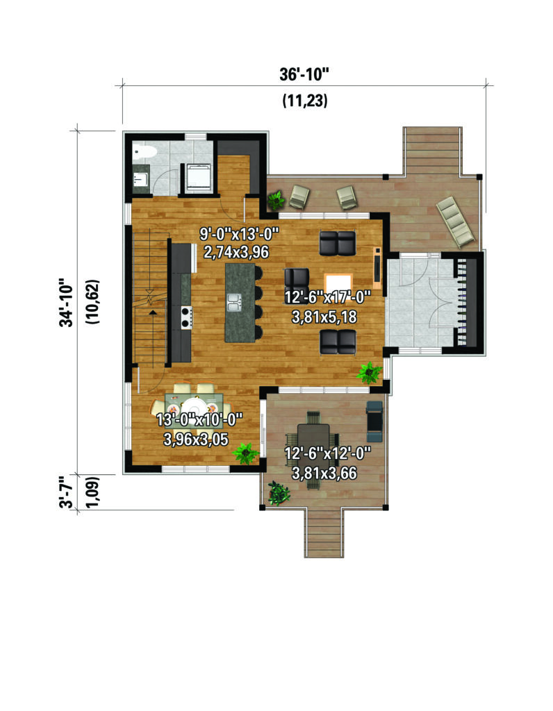 Plans and design - 62252 – Farmhouse