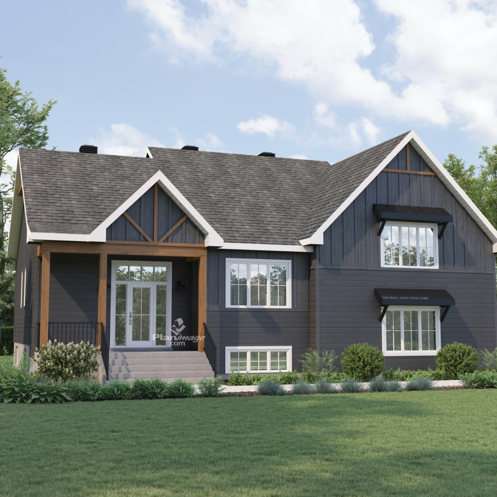 Photo du modèle de maison préfabriquée Unifamiliale de style Farmhouse - 12104 – Farmhouse 