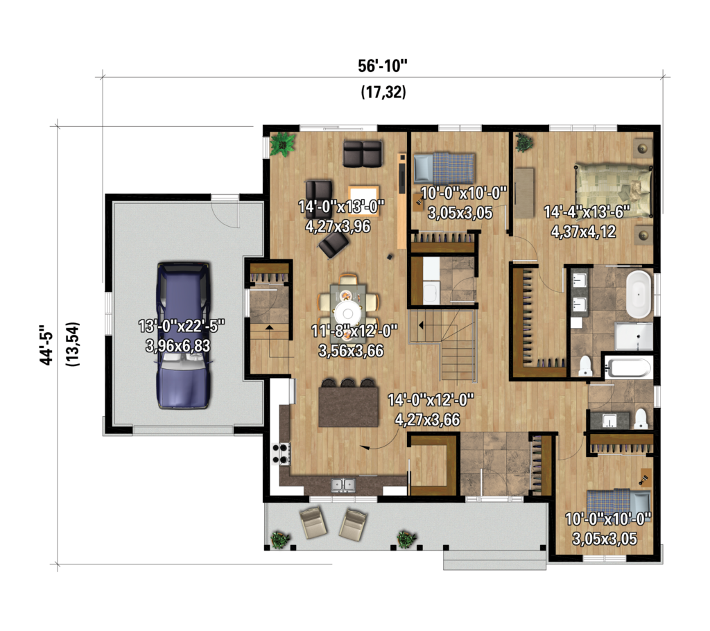 Plans et configurations - 12903 – Farmhouse