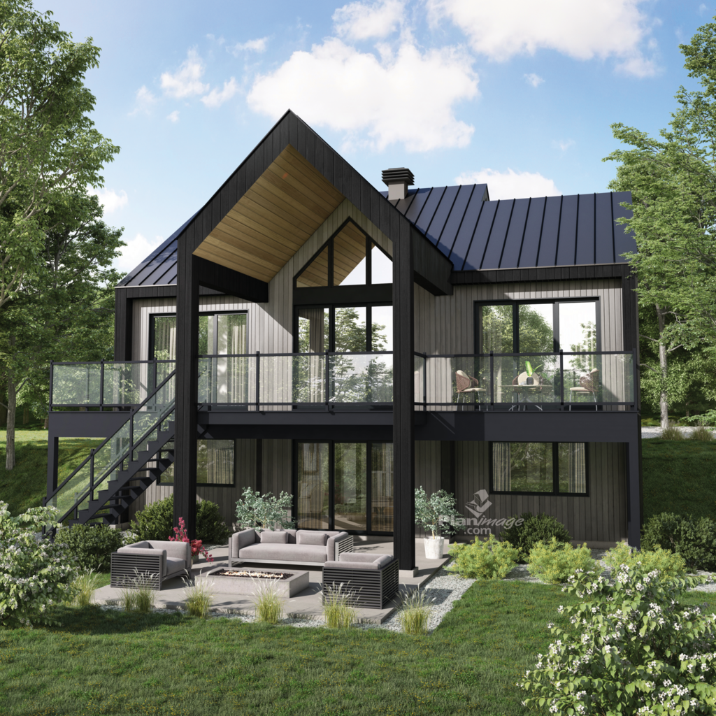 Photo du mod&egrave;le de chalet pr&eacute;fabriqu&eacute; de style European - 61282 &ndash; European