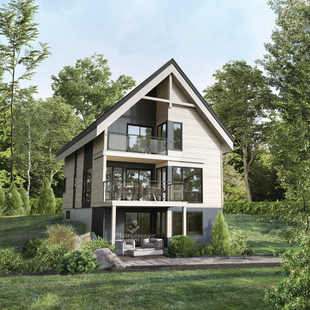 Photo du mod&egrave;le de chalet pr&eacute;fabriqu&eacute; de style Urbain - 62000 &ndash; Urbain