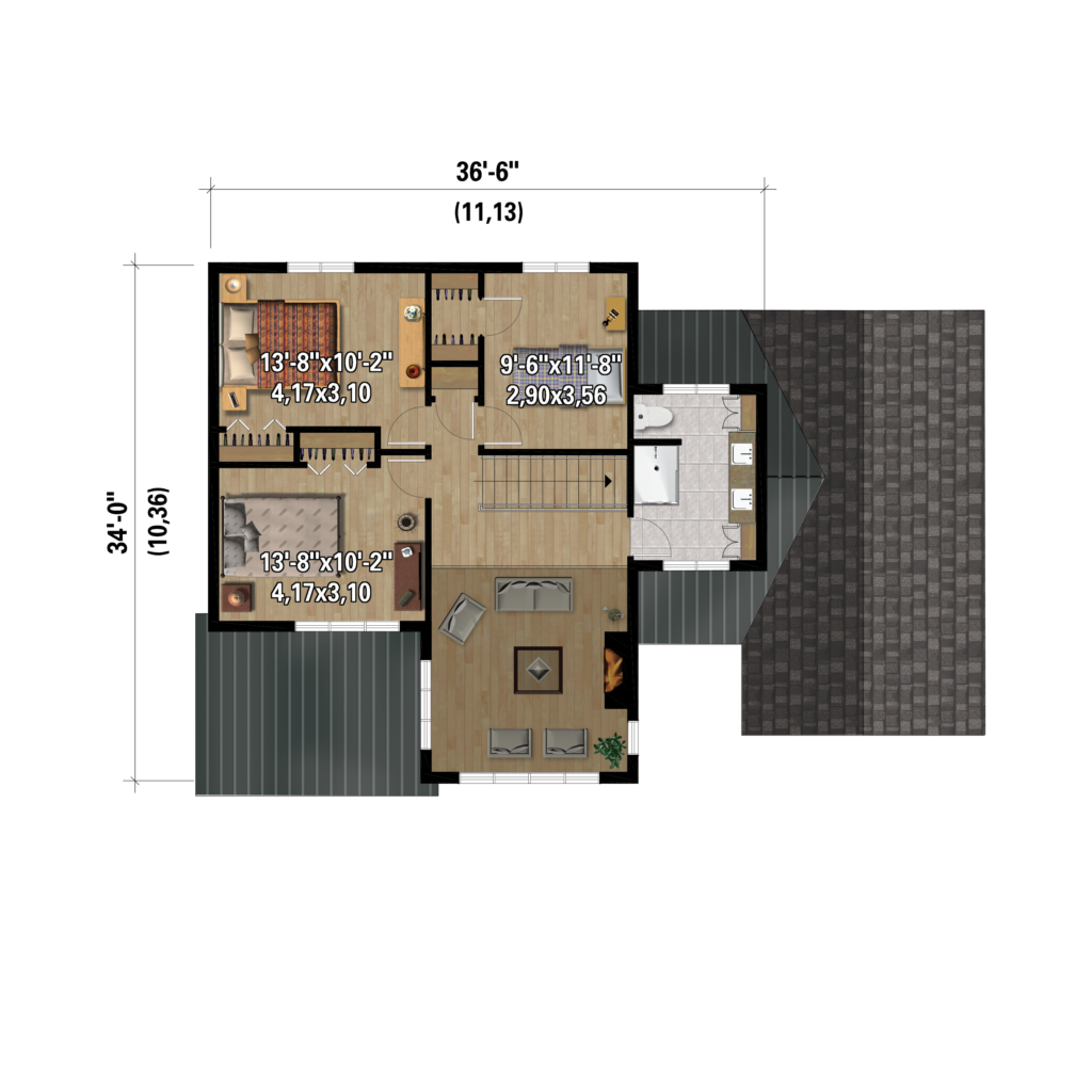 Plans et configurations - 62202 &ndash; Farmhouse