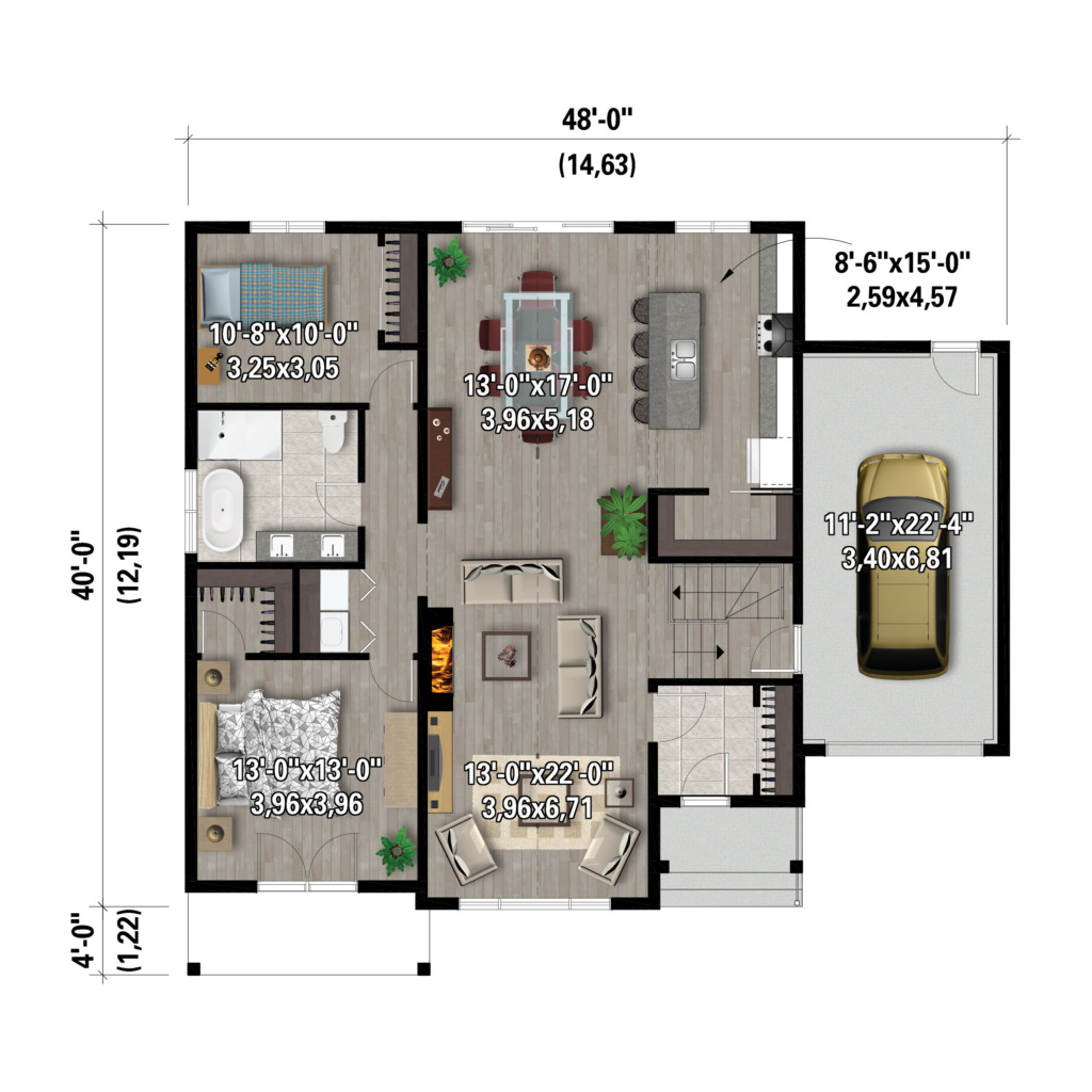 Plans et configurations - 12871 &ndash; Farmhouse