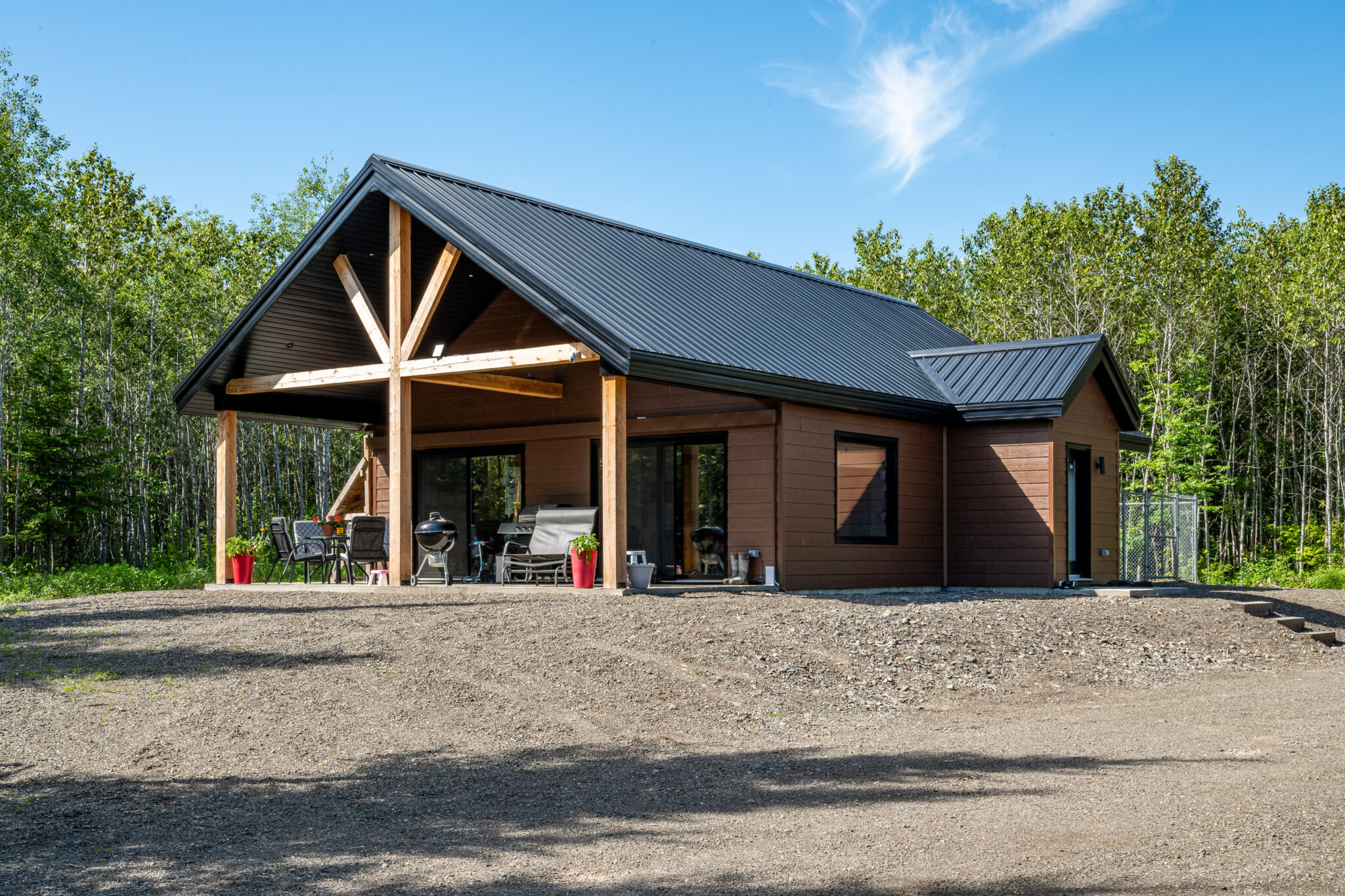 R&eacute;sidence unifamiliale de style champ&ecirc;tre sur mesure